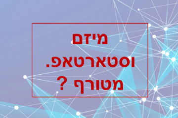 מיזם וסטארטאפ. מטורף ?